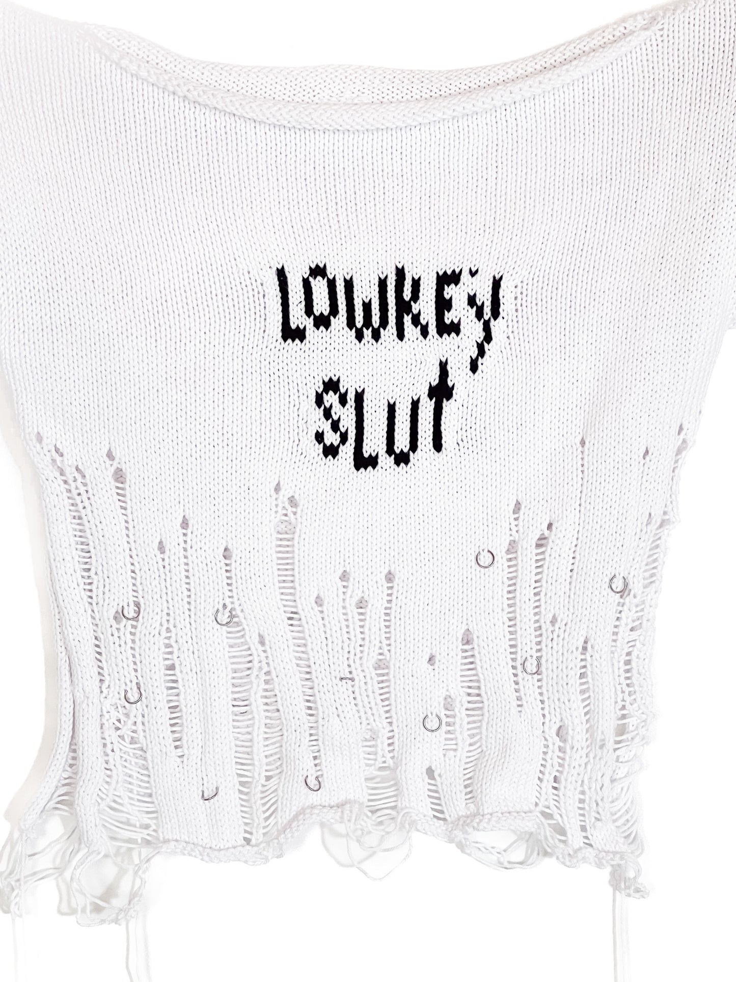 LOWKEY SLUT CROP TOP