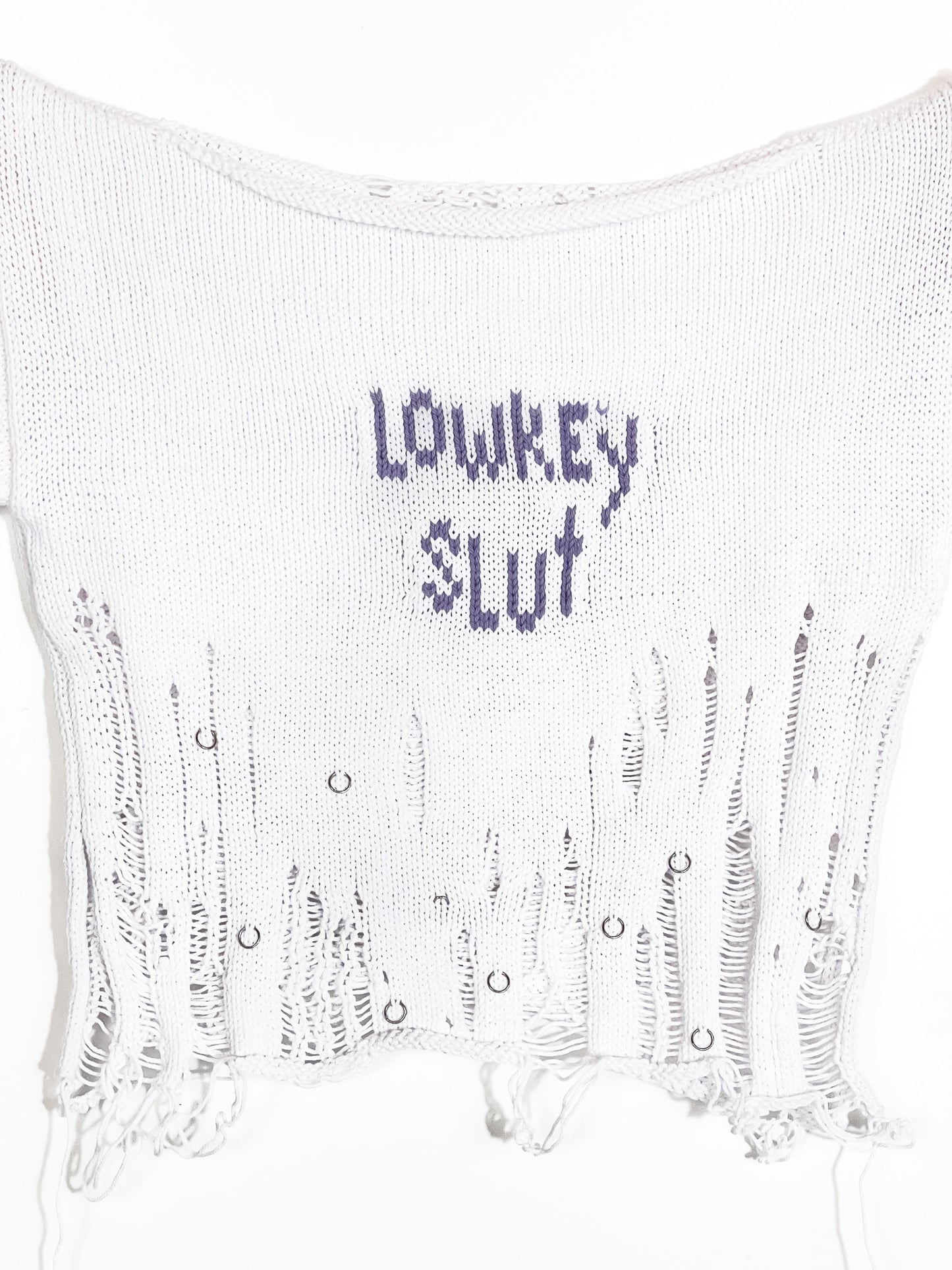 LOWKEY SLUT CROP TOP