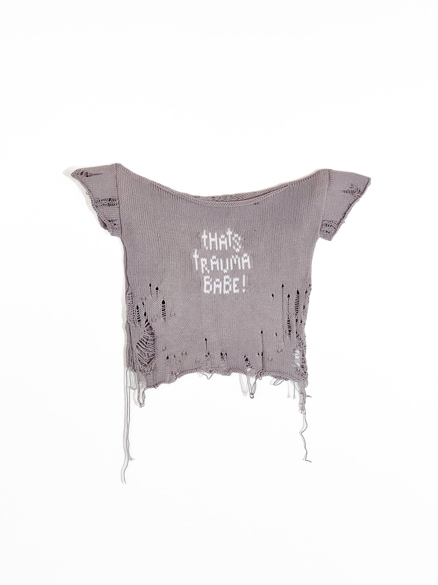 THAT'S TRAUMA BABE! CROP TOP