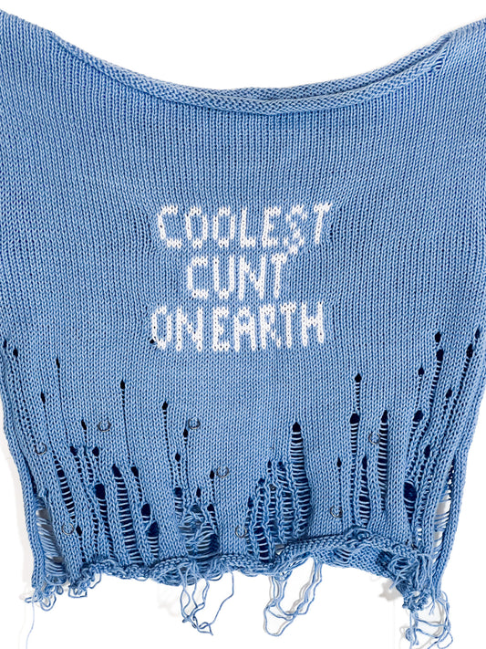 COOLEST CUNT ON EARTH CROP TOP